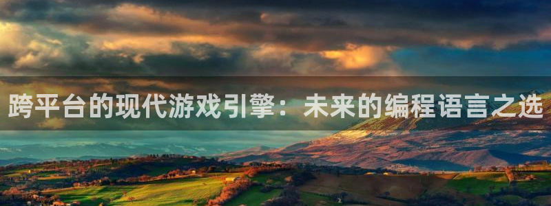沐鸣2测速登陆：跨平台的现代游戏引擎：未来的编程语言之选